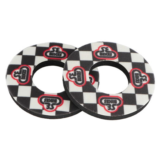 SE Bikes Checkerboard Donuts - Black and White