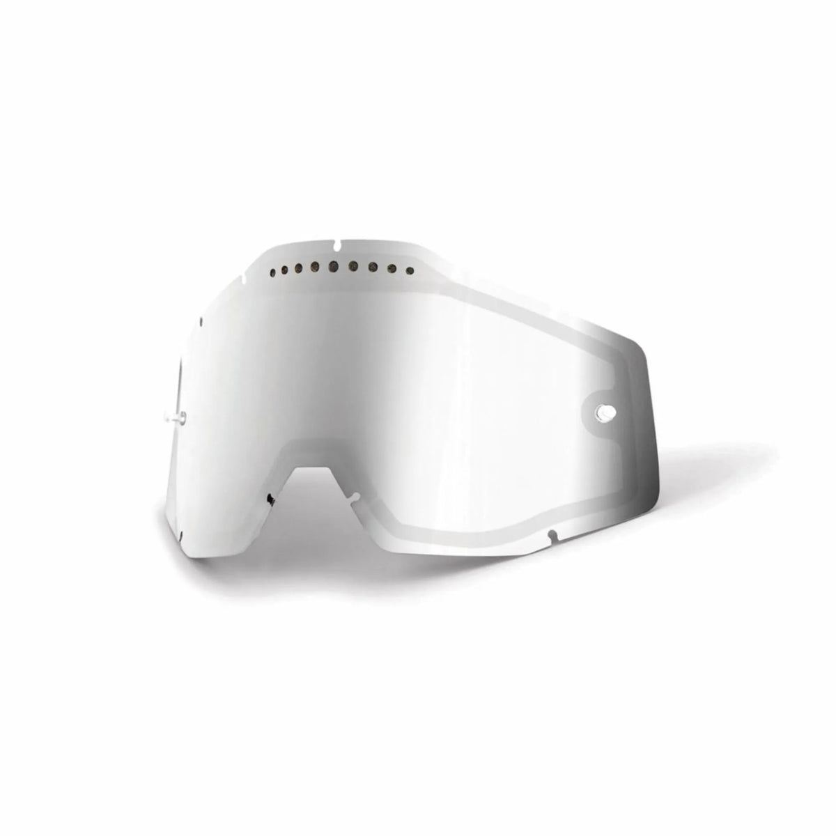 100% Racecraft/Accuri/Strata Anti-Fog Replacement Lens - Silver-Smoke