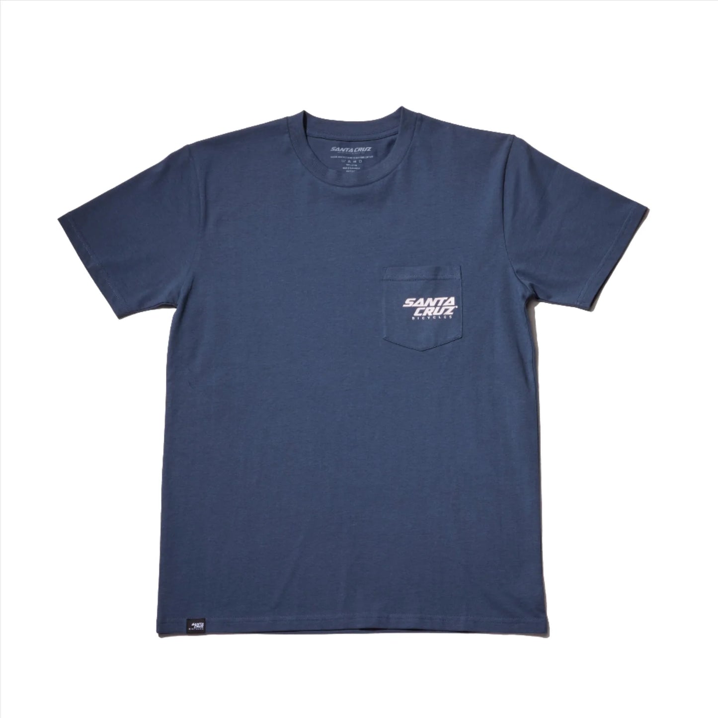 Santa Cruz Stash Pocket Tee - Maritime Blue