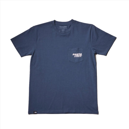 Santa Cruz Stash Pocket Tee - Maritime Blue