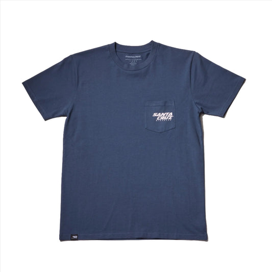 Santa Cruz Stash Pocket Tee - Maritime Blue