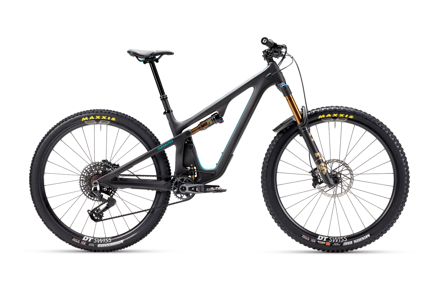 Yeti SB120 T2 29 - Eagle 90/X0 - XMC 1700 Carbon Wheels - Raw Carbon