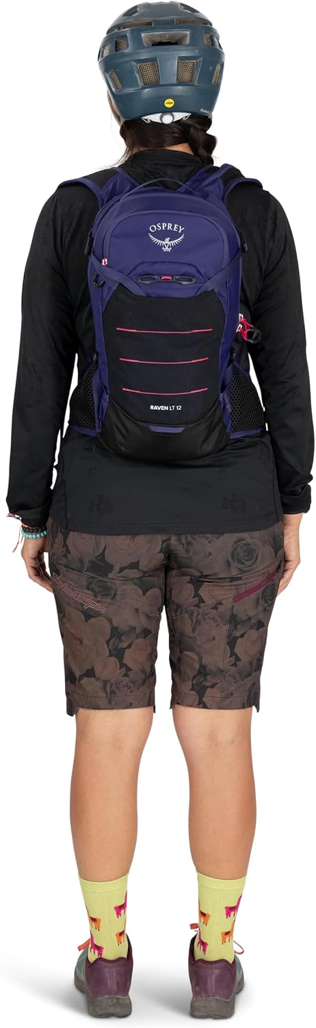 Osprey Raven LT 12 Hydration Pack - Deep Fig-Black