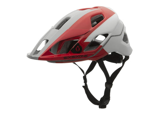 661 Evo AM TRES MTB Helmet  - White-Red - 2017 White - Red Medium/Large 