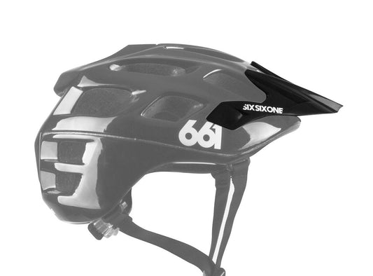 661 Recon Scout Helmet Visor - Black Black One Size 