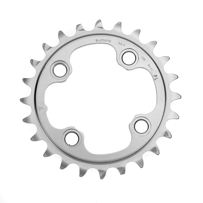Shimano XT FCM780 10 Spd Triple Chainring - Black Silver 24t - 64mm 