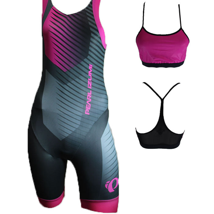 Pearl Izumi Pro Sprint Tri Suit - Womens - Black-Black