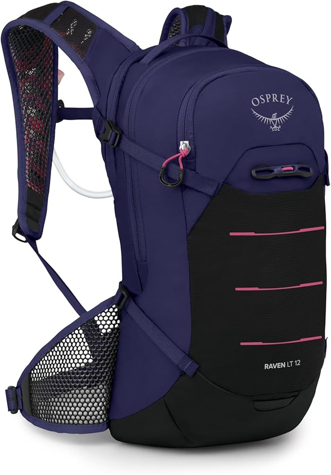 Osprey Raven LT 12 Hydration Pack - Deep Fig-Black