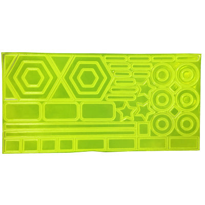 Ultracycle Reflective Sticker Kit High-Viz Yellow  