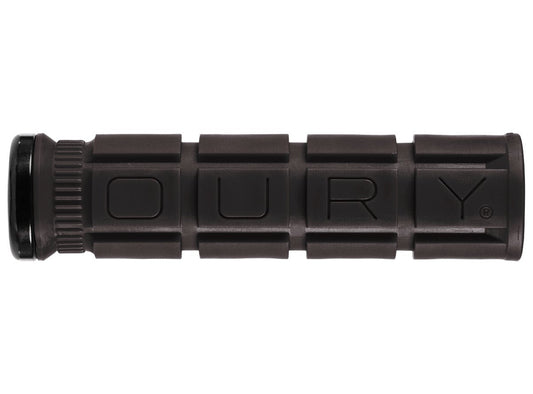 Oury V2 Single-Sided Lock-On Grips - Jet Black Jet Black  