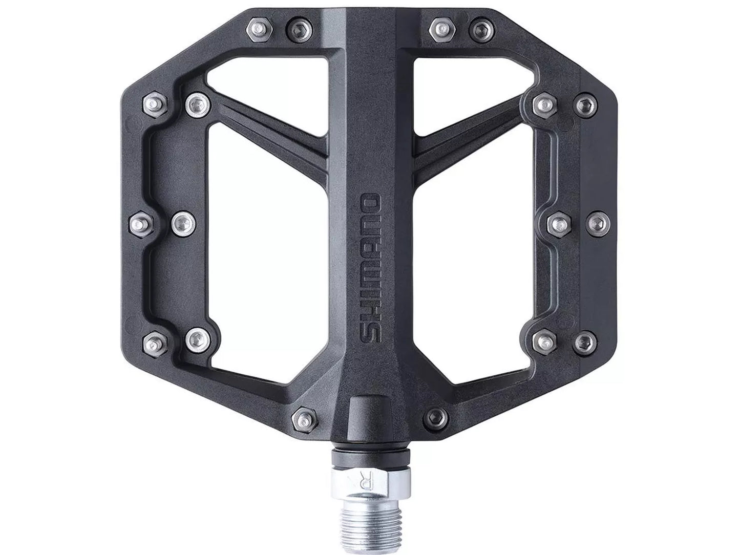 Shimano Deore GR400 Flat Pedal - Black - Damaged Display Box
