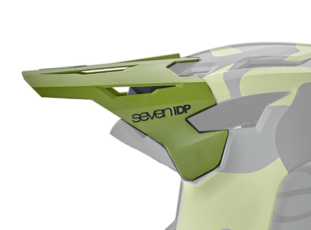 7 iDP PROJECT 23 Helmet Visor - ABS - Army Camo Army Camo X-Small/Large 