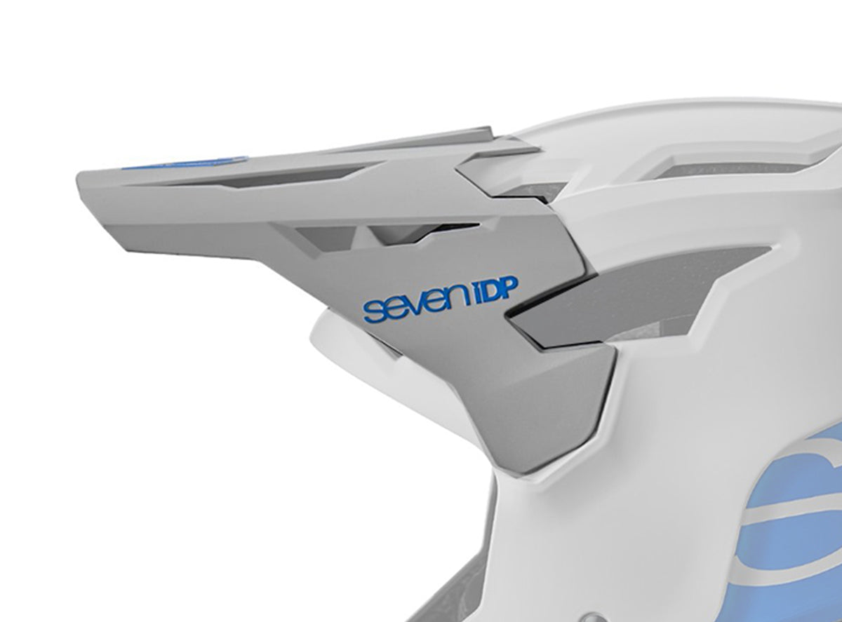 7 iDP PROJECT 23 Helmet Visor - ABS - White-Blue White - Blue X-Small/Large 