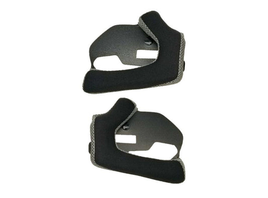 7 iDP Project 23 Cheek Pad Set - ABS Black X-Small - 35mm 