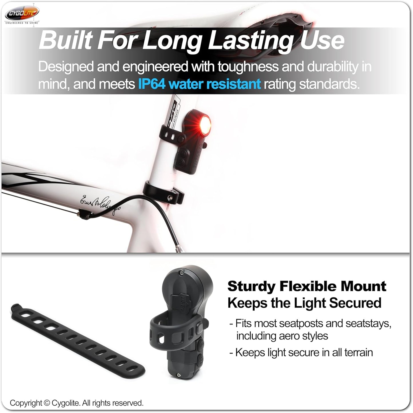 Cygo Lite Slingshot Endurance 160 USB Taillight