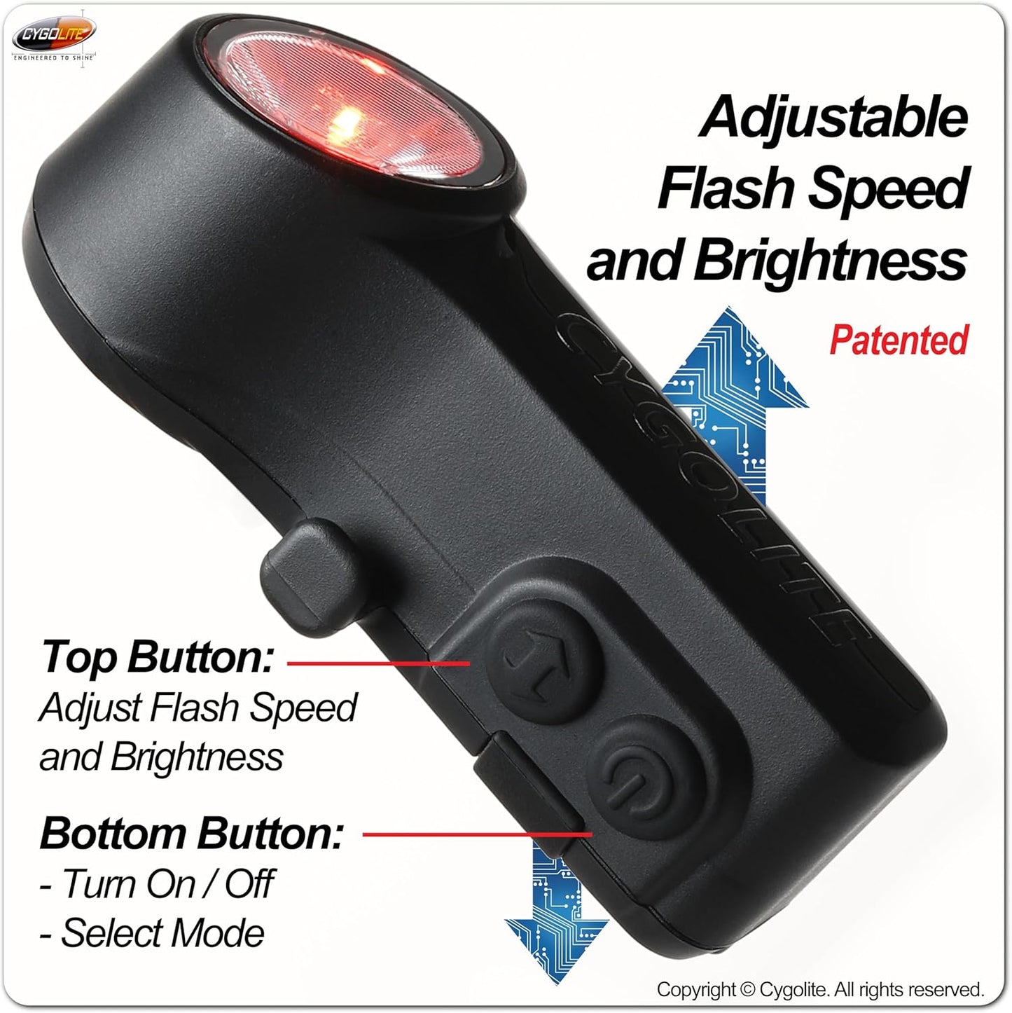 Cygo Lite Slingshot Endurance 160 USB Taillight