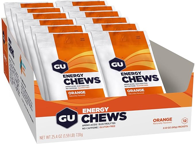 GU Energy Chews Double Serving Bag - Orange