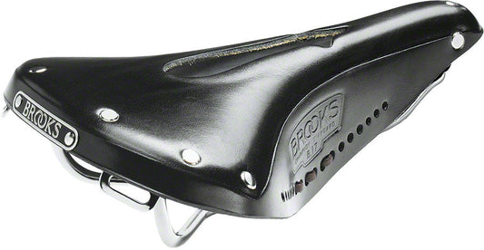 Brooks England B17 Carved Saddle - Black Black  