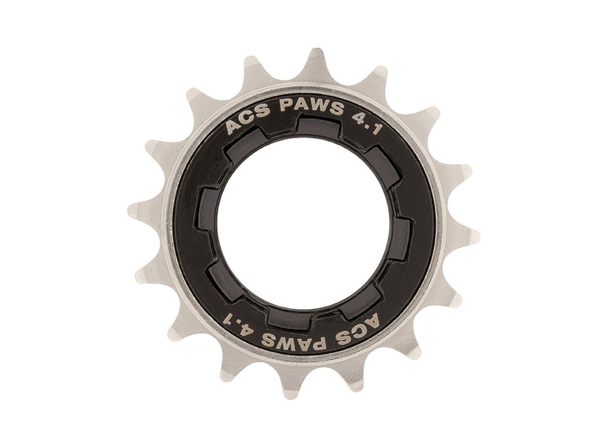 ACS Paws 4.1 Freewheel - 3/32" Silver - Black 3/32" - 16t 