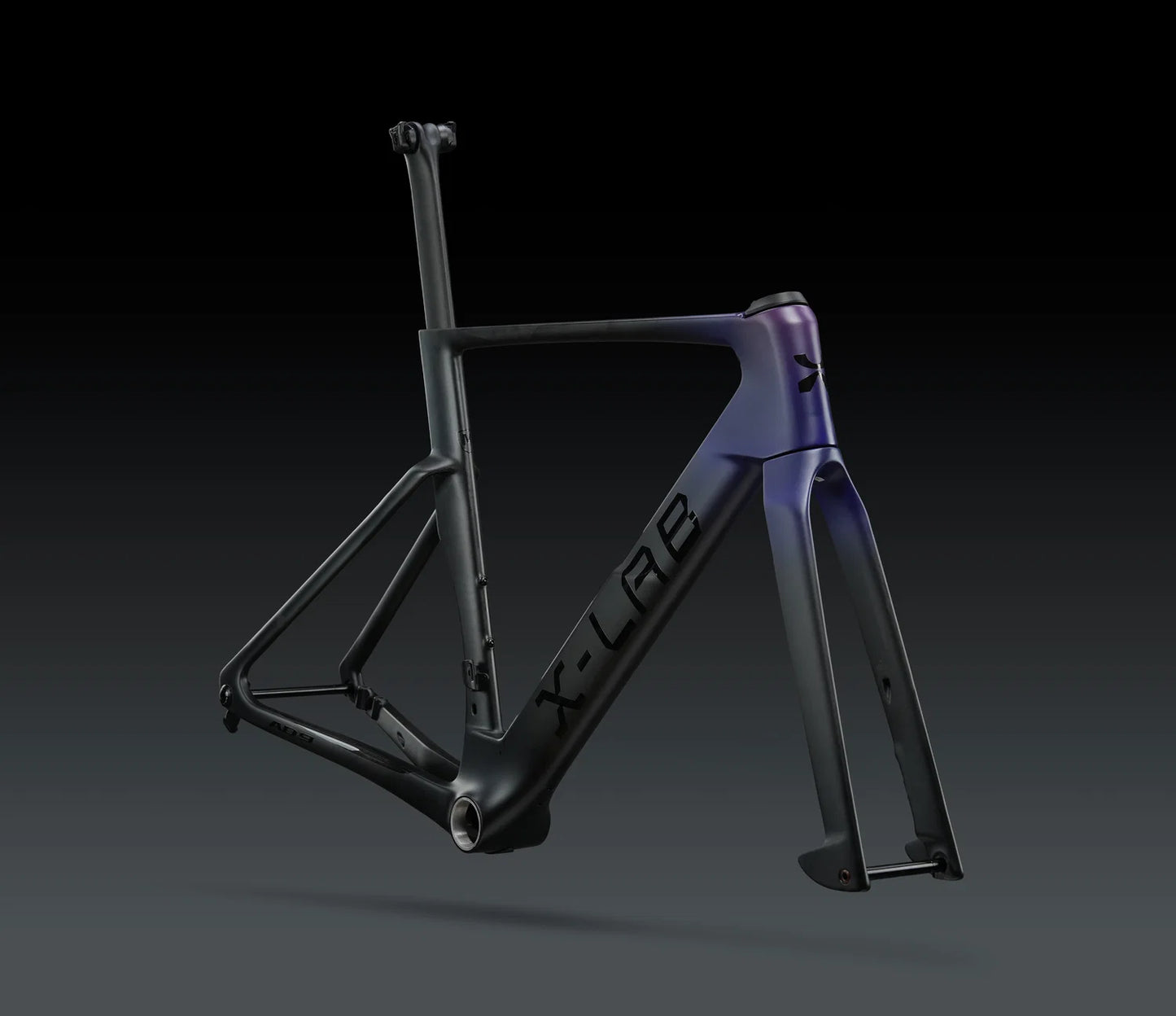 X-Lab AD9 700c Carbon Frameset - Hawkeye Purple-Black