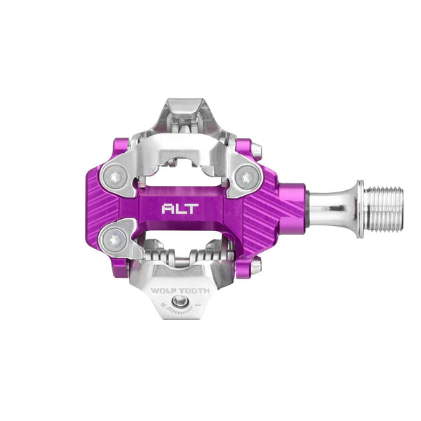 Wolf Tooth Components ALT XC Clipless MTB Pedal - Ultraviolet Purple
