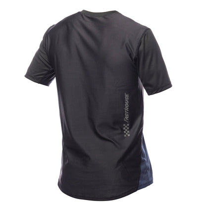 Fasthouse Alloy Mesa Short Sleeve MTB Jersey - Youth - Heather Red-Navy