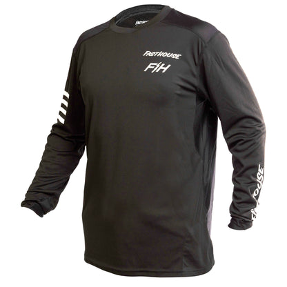 Fasthouse Alloy Rally Long Sleeve MTB Jersey - Youth - Black - 2022 Black Small 