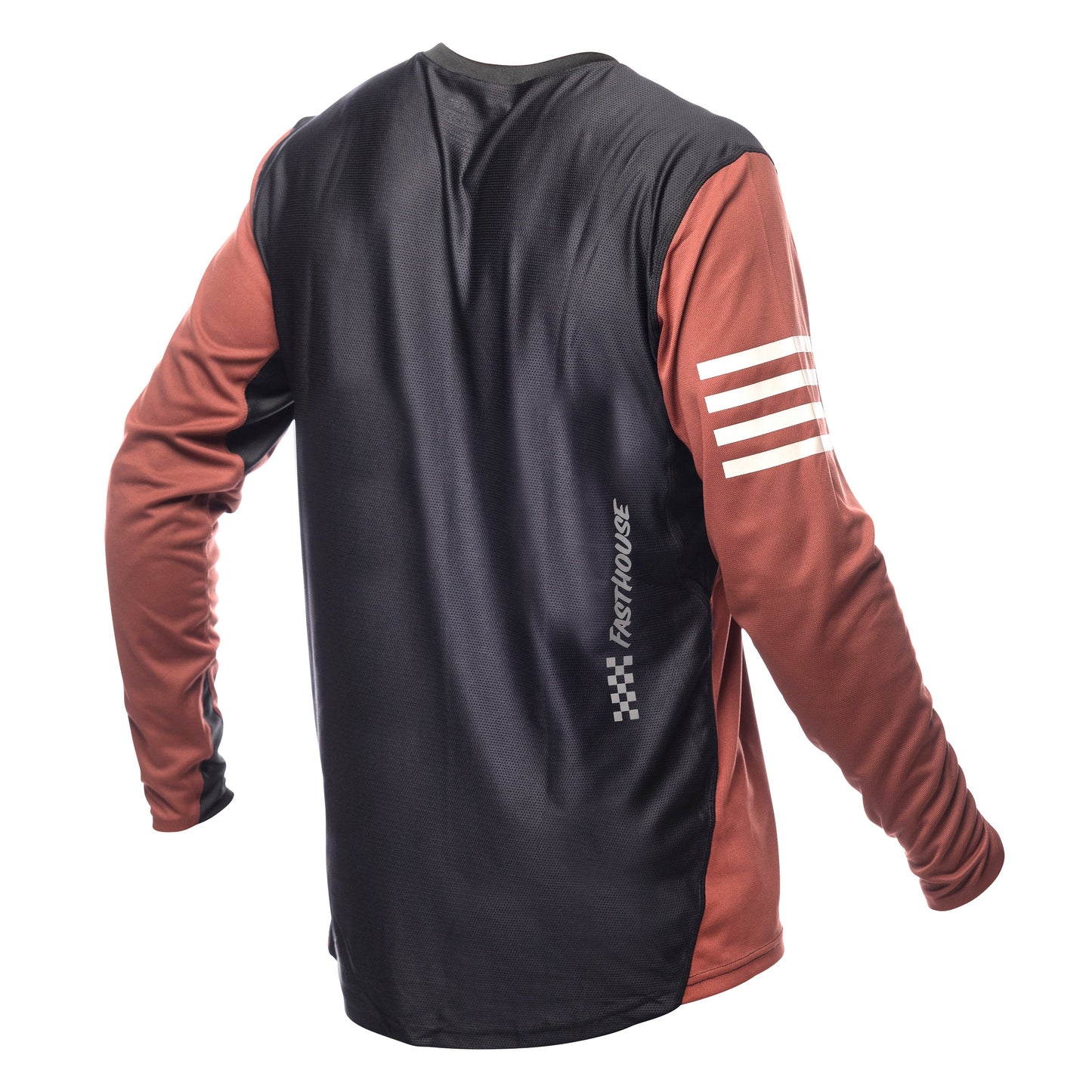 Fasthouse Alloy Rally Long Sleeve MTB Jersey - Youth - Clay-Black