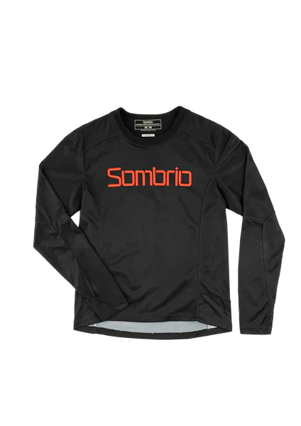 Sombrio Vanquish Long Sleeve MTB Jersey - Sombrio Black-Orange Sombrio Black - Orange Small 