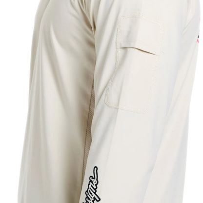 Troy Lee Designs Ruckus Long Sleeve Ride Tee - Art and Speed - Pumice