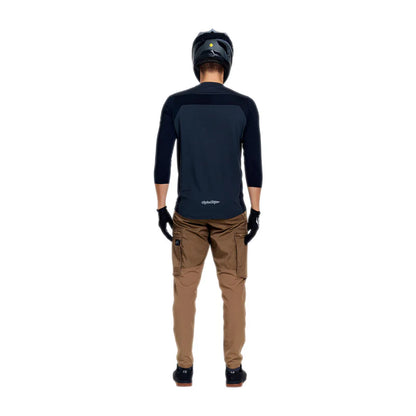 Troy Lee Designs Ruckus 3/4 Sleeve Ride Tee - Wings - Carbon