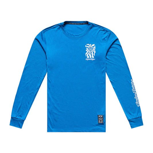 Troy Lee Designs Skyline Long Sleeve Ride Tee - One Eye - Aero Blue