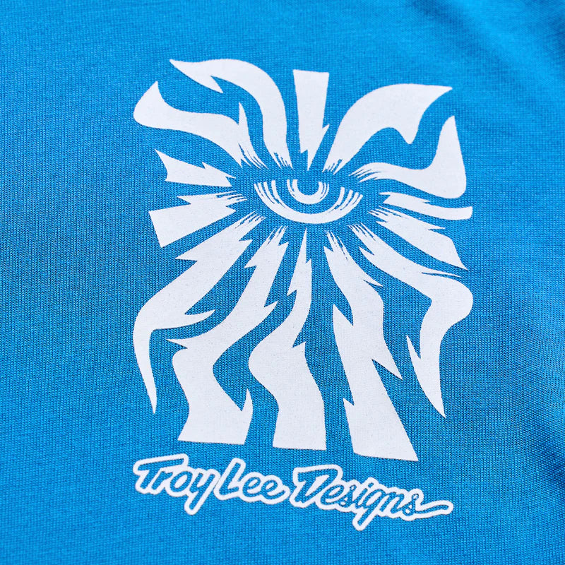 Troy Lee Designs Skyline Long Sleeve Ride Tee - One Eye - Aero Blue