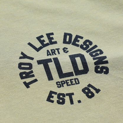 Troy Lee Designs Lilium Short Sleeve Ride Tee - Womens - Stamps - Sage