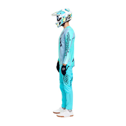 Troy Lee Designs Sprint Pro Short Sleeve MTB Jersey - Lowrider - Real Teal
