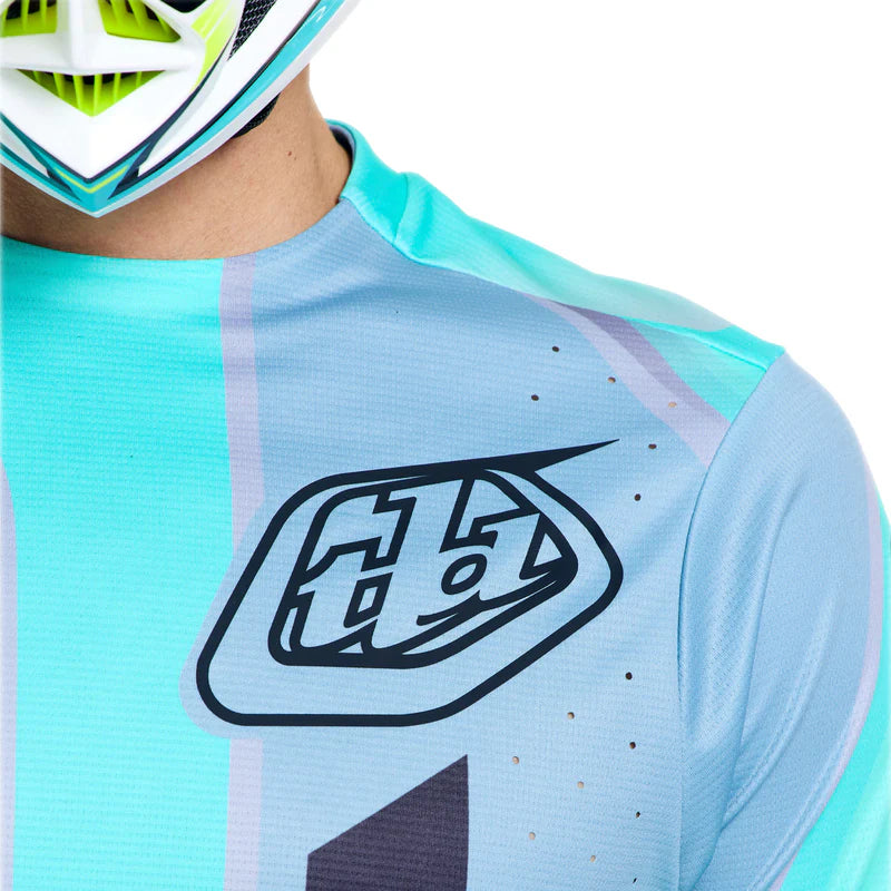 Troy Lee Designs Sprint Pro Short Sleeve MTB Jersey - Lowrider - Real Teal
