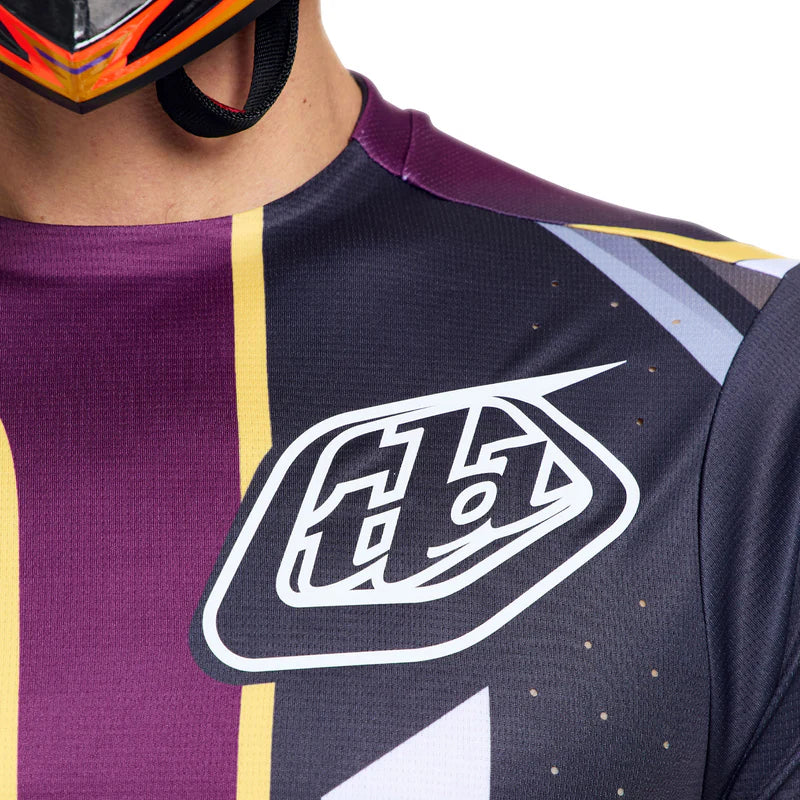 Troy Lee Designs Sprint Pro Short Sleeve MTB Jersey - Lowrider - Sangria