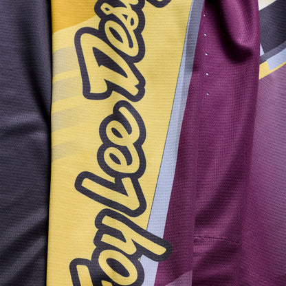 Troy Lee Designs Sprint Pro Short Sleeve MTB Jersey - Lowrider - Sangria