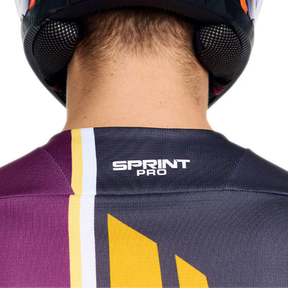 Troy Lee Designs Sprint Pro Short Sleeve MTB Jersey - Lowrider - Sangria