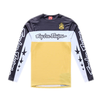 Troy Lee Designs Sprint Pro Short Sleeve MTB Jersey - Yo Moto - Butter