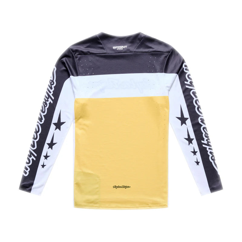 Troy Lee Designs Sprint Pro Short Sleeve MTB Jersey - Yo Moto - Butter