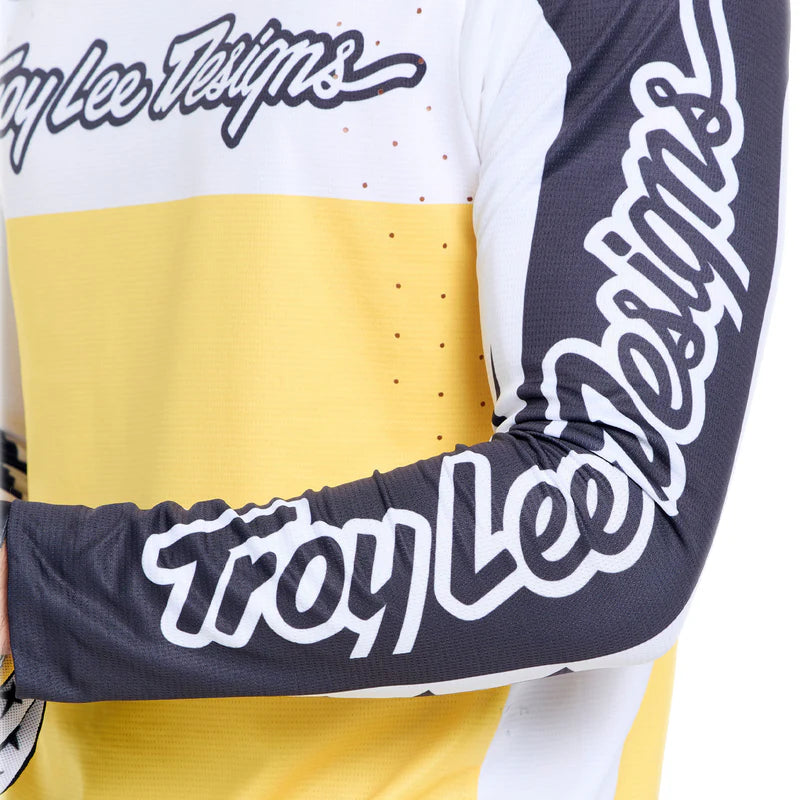 Troy Lee Designs Sprint Pro Short Sleeve MTB Jersey - Yo Moto - Butter
