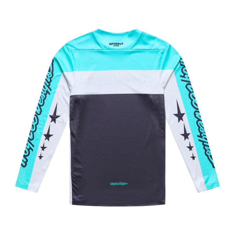 Troy Lee Designs Sprint Pro Short Sleeve MTB Jersey - Yo Moto - Carbon