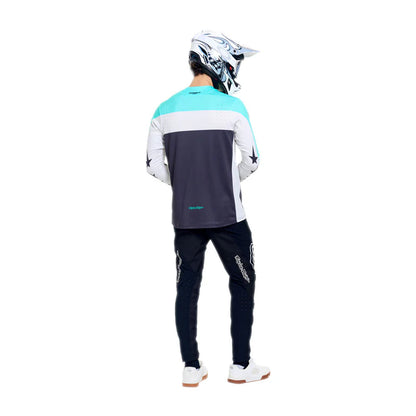 Troy Lee Designs Sprint Pro Short Sleeve MTB Jersey - Yo Moto - Carbon