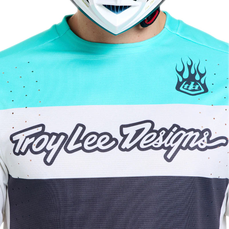 Troy Lee Designs Sprint Pro Short Sleeve MTB Jersey - Yo Moto - Carbon