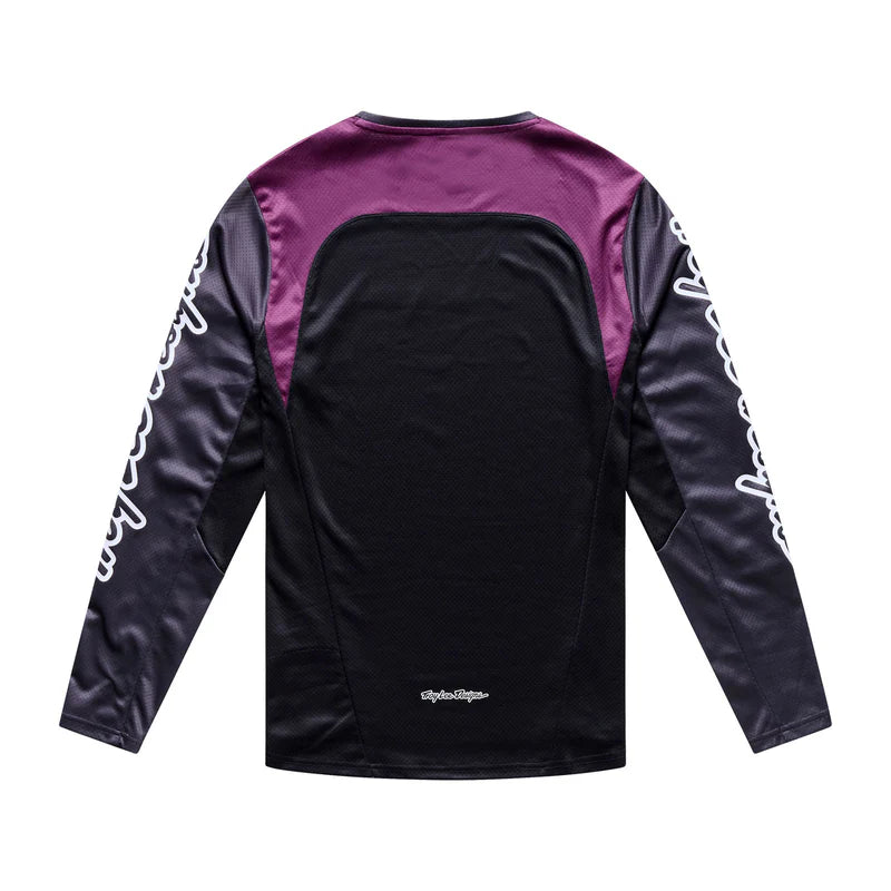 Troy Lee Designs Stage Long Sleeve MTB Jersey - Signature - Carbon