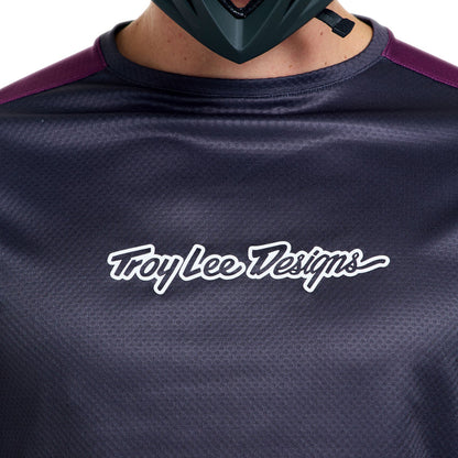 Troy Lee Designs Stage Long Sleeve MTB Jersey - Signature - Carbon