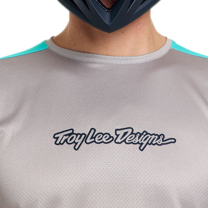 Troy Lee Designs Stage Short Sleeve MTB Jersey - Signature - Stone