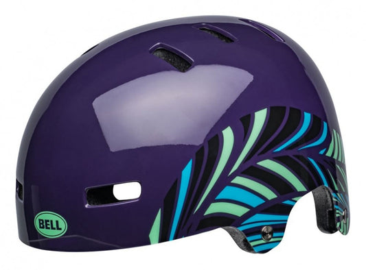 Bell Local BMX Helmet - Chapelle Gloss Purple Chapelle Gloss Purple Small 