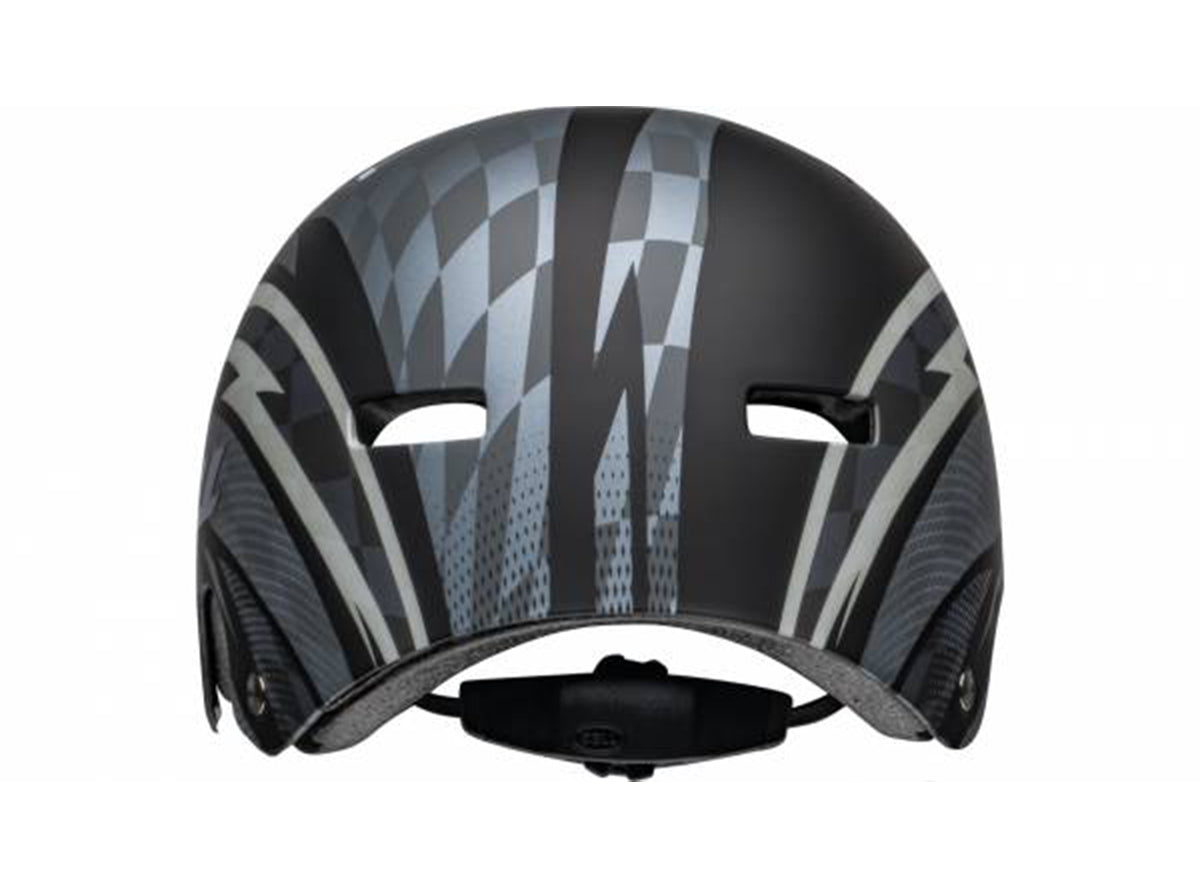 Bell Local BMX Helmet - Psycho Matt Black-Gray